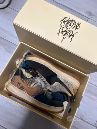 Nike Air Force 1 Travis Scott Cactus Jack full set
