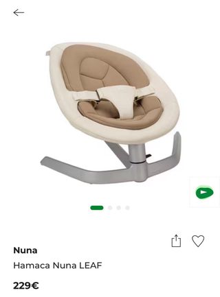 Hamaca Nuna para bebé