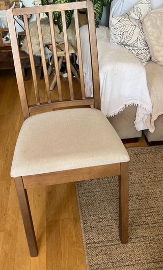 Pack 3 Sillas de Comedor Madera Tapizadas - Ikea