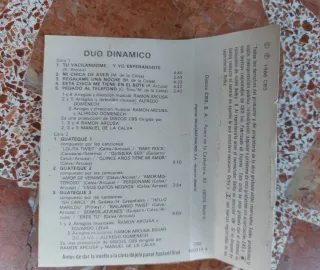 2 Casetes Julio Iglesias - Duo Dinámico