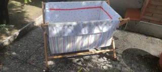 Moisés para bebé con textiles