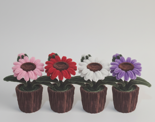 Vasetto fiore girasole decorativo