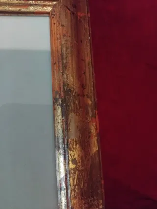 Cuadro acuarela Mujer en Frondoso Jardín.