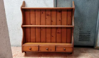 Estantería rústica madera maciza