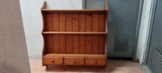 Estantería rústica madera maciza