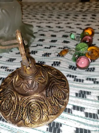 Lámpara araña italiana cristal veneciano