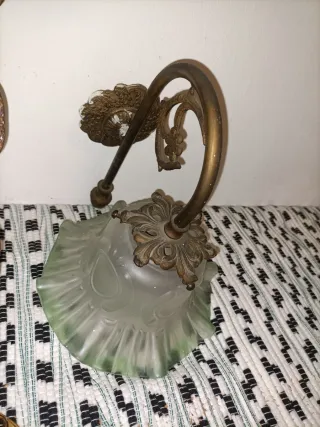 Lámpara araña italiana cristal veneciano