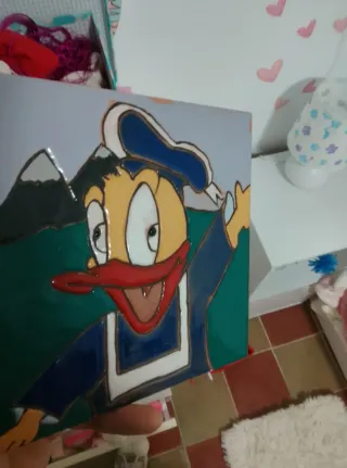 Azulejo decorativo Pato Donald