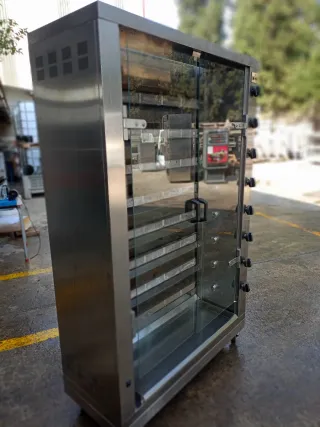 Asador de pollos gas natural