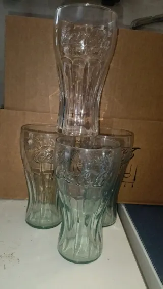 Set 4 Bicchieri Coca-Cola Vetro