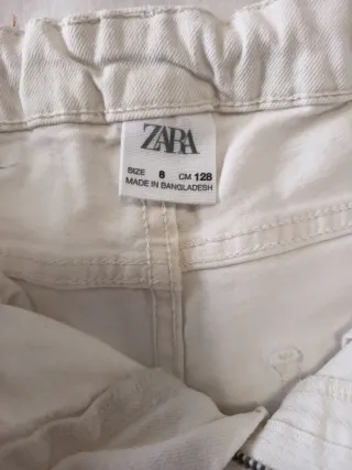 Bermuda niño blanca. Vaquera.  En perfecto estado