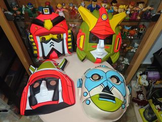 Lote caretas transformers bootleg vintage años 80