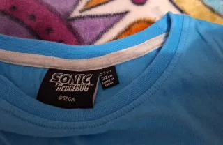 Pijama Sonic niño azul