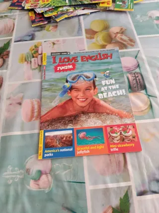 Lote de 11 números de I Love English Junior