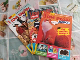 Lote de 11 números de I Love English Junior