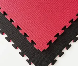 Tappetini Tatami Fucsia e Nero