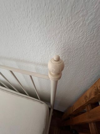 Cama IKEA blanca + colchón