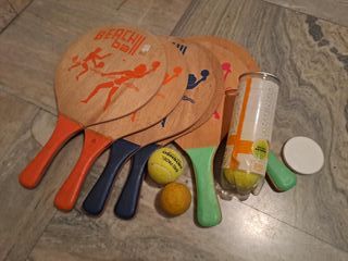 Racchette da spiaggia BEACH BALL (6) + palle e botte.