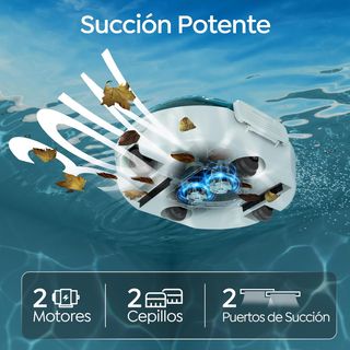 SIN ABRIR Robot Piscina S2 Doble Motor y Filtro 2L