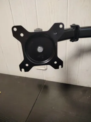 Soporte Doble Monitor Negro