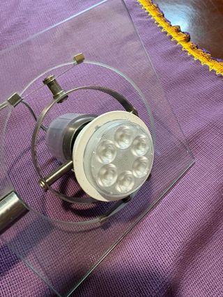 Lámpara de techo moderna metal y cristal