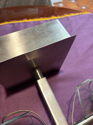 Lámpara de techo moderna metal y cristal