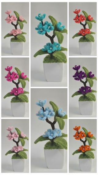 Vasetto decorativo fiori gialli