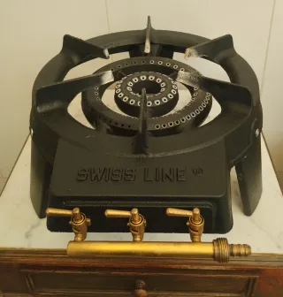 Hornillo Swiss Line 2 fuegos hierro fundido