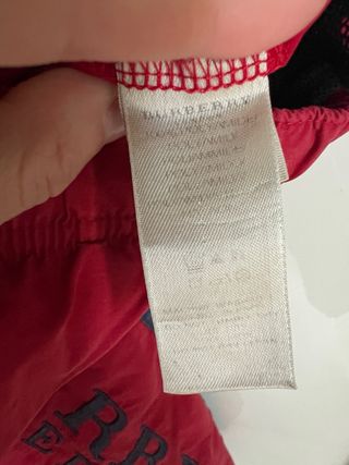 Costume mare Burberry rosso misura L