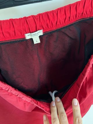 Costume mare Burberry rosso misura L