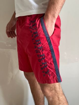 Costume mare Burberry rosso misura L