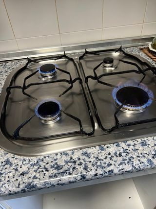 Placa de gas 4 quemadores Teka