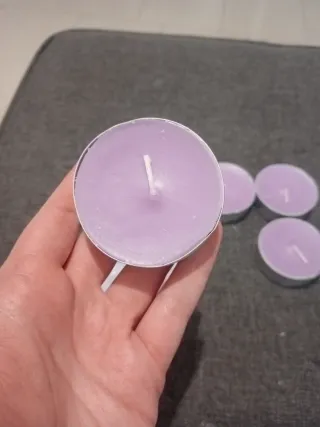 Set tea light candele lavanda