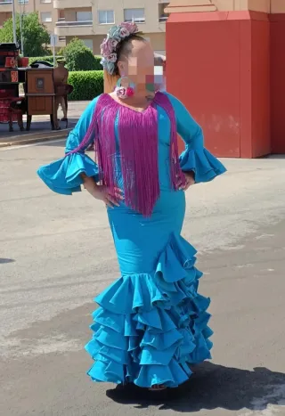 Vestido de flamenca completo