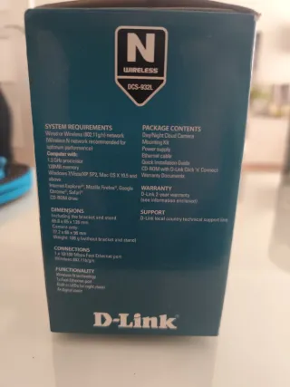 Cámara Vigilancia D-Link DCS-932L Día/Noche