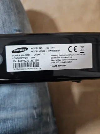 Samsung HW-H355 Barra de Sonido Negra
