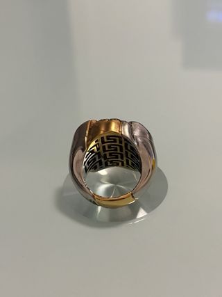 Anillo Versace Medusa Oro y Plata