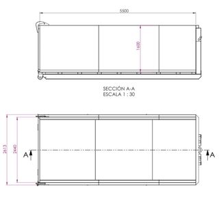 Caja para camión gancho