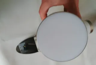 Luci Design Metallo Plastica Argento Bianco