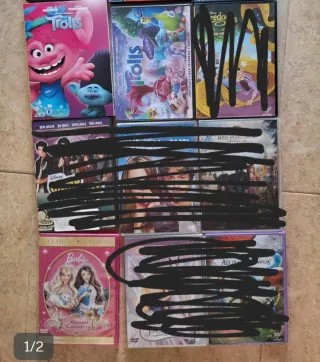 Pack 3 Películas Trolls y Barbie