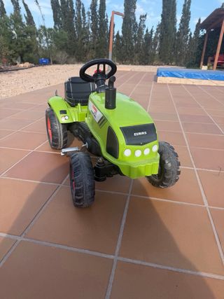 Tractor Juguete Niños Pedal Remolque