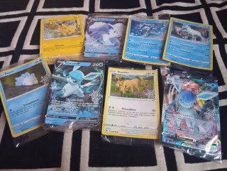 Lote 8 cartas Pokémon originales nuevas
