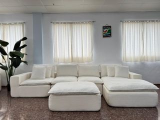Sofá modular blanco Envasado al vacio + Envio