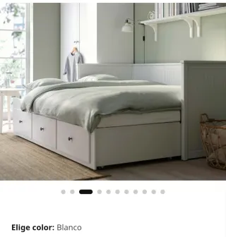 Cama nido IKEA HEMNES extensible cama doble