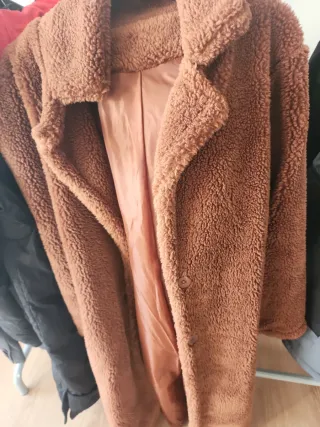 Abrigo borrego marrón