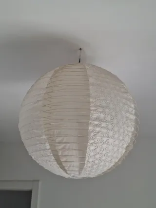 Lámpara de techo colgante de papel