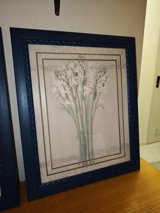 2 Cuadros Decorativos Flores