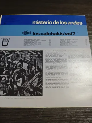 Vinilo de Los Calchaquis - Volumen 7