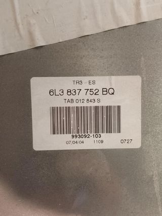 Seat 6l3837756n elevalunas delantero ibiza 2813