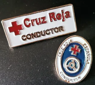 Lote 5 insignias Cruz Roja Socorrista